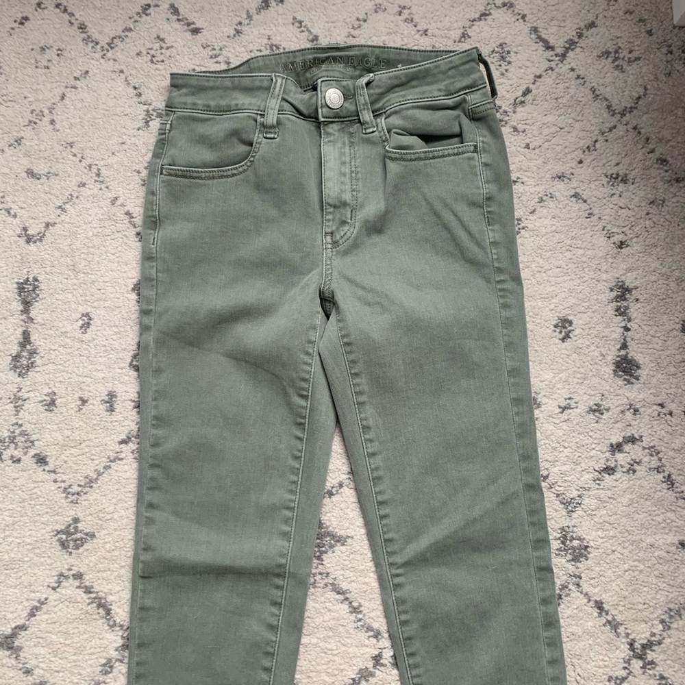 army green jeans